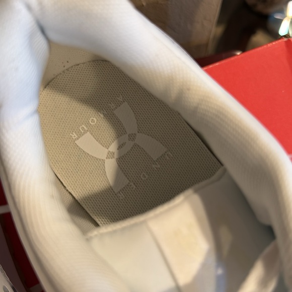 Under Armour Women’s Essential Runner White Sneakers size 9 - Picture 7 of 14